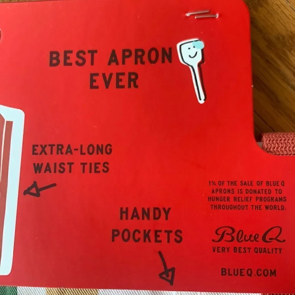 Blue Q Cotton Apron Now with More Holy Sh$$